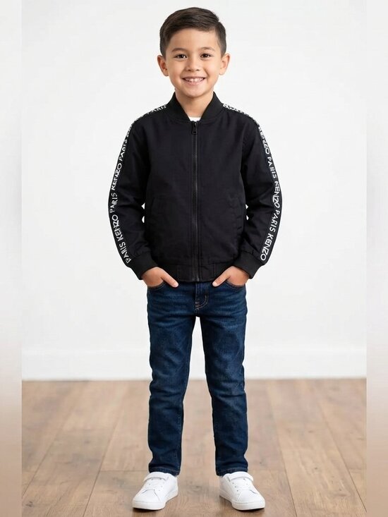 Kenzo Other - KENZO Kids Black and White Logo Jacket Boys Size 8